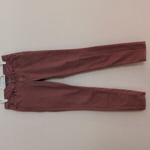 Prana Low Rise Kayla Skinny Denim Stretch Jeans Dusty Blush Pink - Size 2/26